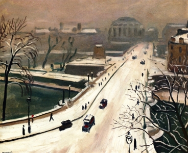 The Pont Neuf in the Snow, Albert Marquet (Before 1947)