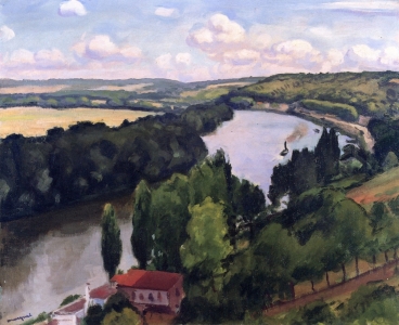 The Hills of Mericourt, Albert Marquet (1937)