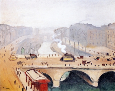Quay and Pont Saint-Michel, Albert Marquet (1907)