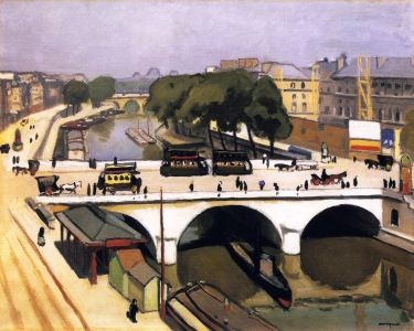 The Pont Saint-Michel in Paris, The Quai des Augustins, Albert Marquet (1908)