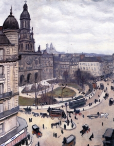 Place de la Trinité in Paris, Albert Marquet (1911)