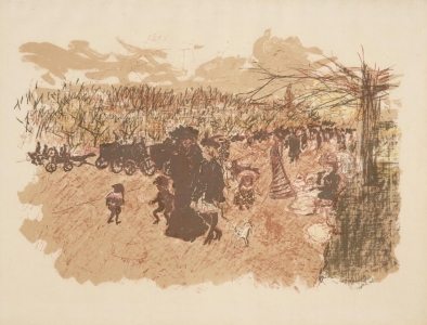 Quelques aspects de la vie de Paris - Avenue du Bois, Pierre Bonnard (1899)