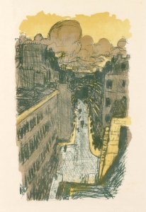Quelques aspects de la vie de Paris - Lithographie #6, Pierre Bonnard (1899)