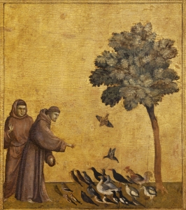 Saint François prêchant aux oiseaux, Giotto