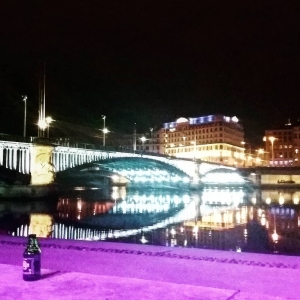 Au bord du Rhône à Lyon (Photographie de Claire Libaux)