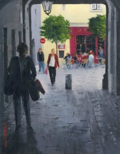Le Passage Métropole, qui joint la Rue Croix d'Or à la Place Métropole, Nicole Wackenthaler