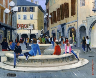 Fontaine Place Saint Léger, Nicole Wackenthaler