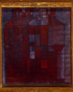 Small Portrait of a Girl in Yellow, Paul Klee (1925)