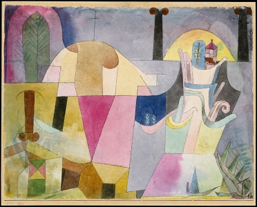 Black Columns in a Landscape, Paul Klee (1919)