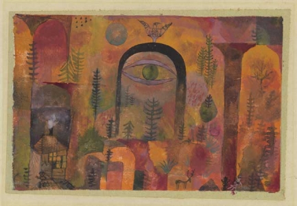 Avec l'aigle, Paul Klee (1918)