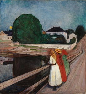 The Girls on the Bridge, Edvard Munch (1901)
