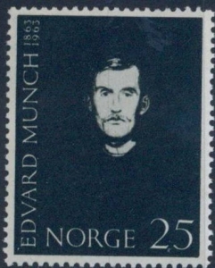 Edvard Munch - Timbre - Norvège