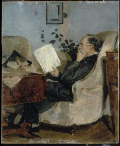 Christian Munch on the Couch, Edvard Munch (1881)