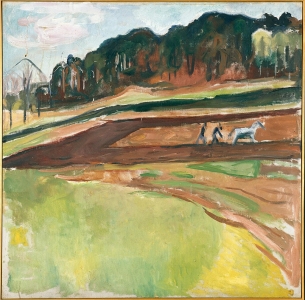 Ploughed Field, Edvard Munch (1916-1920)