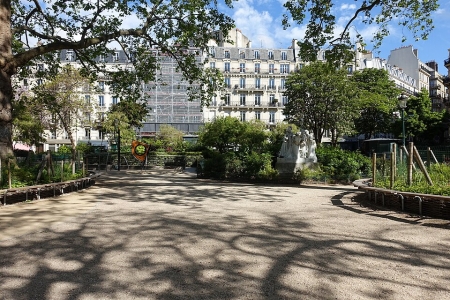 Le square Montholon, Paris 9ème