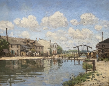 Le canal Saint Martin, Alfred Sisley (1872)