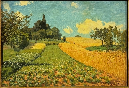 Champ de maïs près d'Argenteuil, Alfred Sisley (1873)