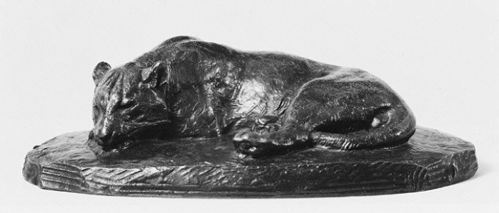 Jaguar sleeping - Antoine-Louis Barye (The Metropolitan Museum of Art, New-York)