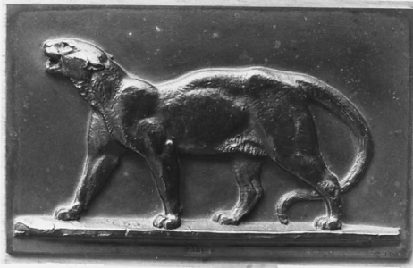 Leopard walking - Antoine-Louis Barye (The Metropolitan Museum of Art, New-York)