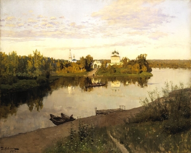 The evening bells ringing, Isaac Levitan (1892)