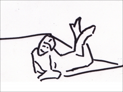 Dessin #12 - Repos (noir)