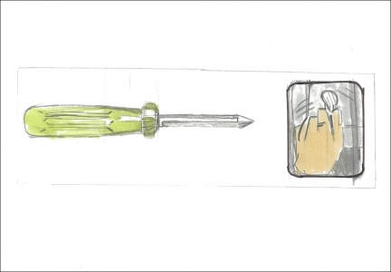 Dessin #8 - Tournevis